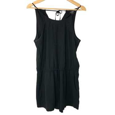 Ann Taylor LOFT Black Romper Petite Small