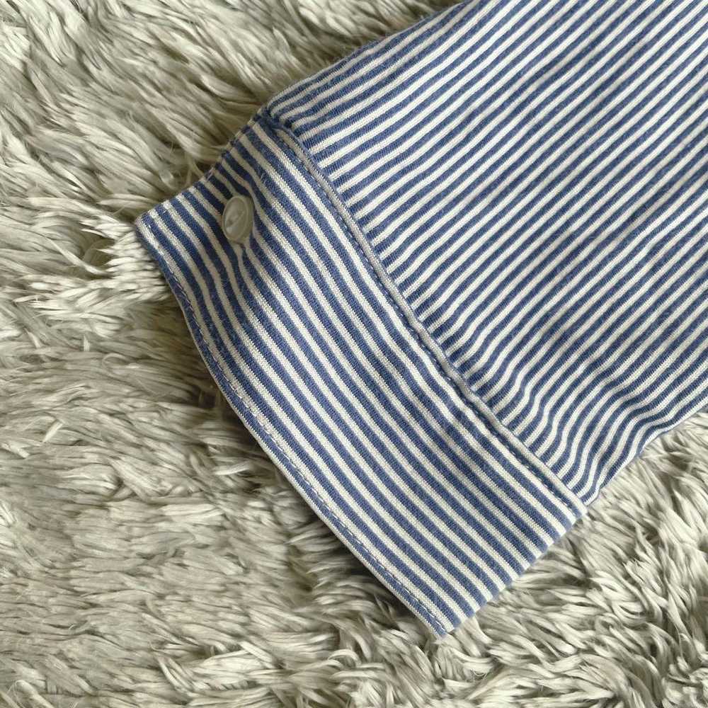 Scroll (M) Long Sleeve Shirt Tunic Stripe Skipper… - image 5