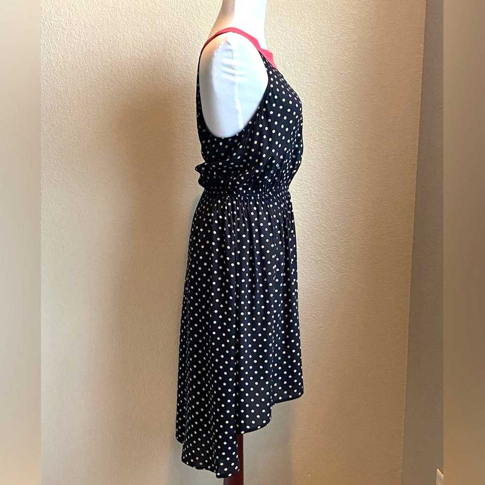 ANTHROPOLOGIE LILKA Lark Black Cream Polka Dot Re… - image 3