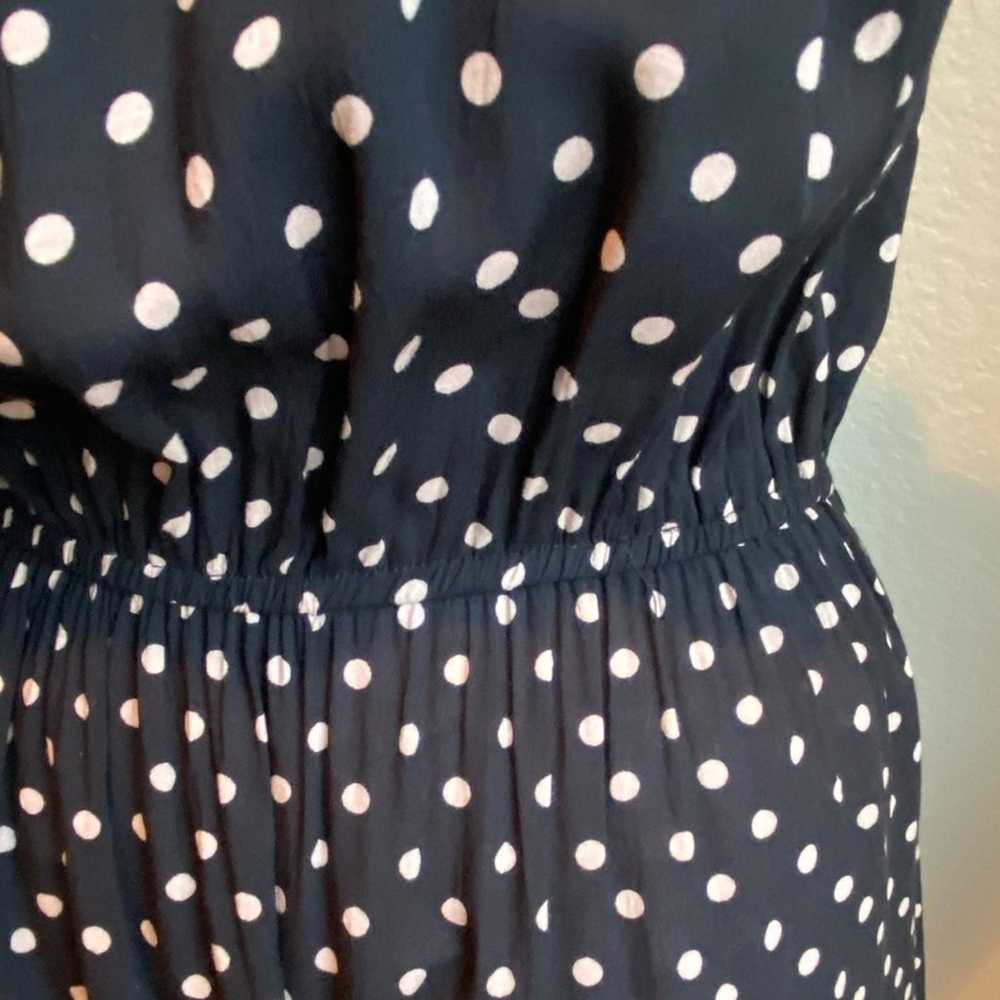 ANTHROPOLOGIE LILKA Lark Black Cream Polka Dot Re… - image 9