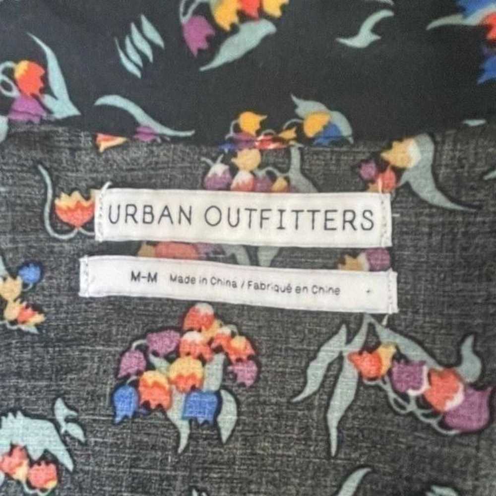 Urban Outfitters UO Black Colorful Tulip Shirt Dr… - image 7