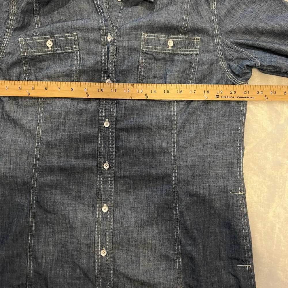 Duluth Trading Co Organic Cotton Denim Rollup Lon… - image 4