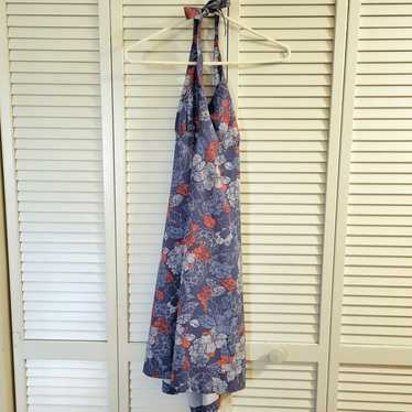 Columbia PFG Halter Sundress Size XL Blue Floral S