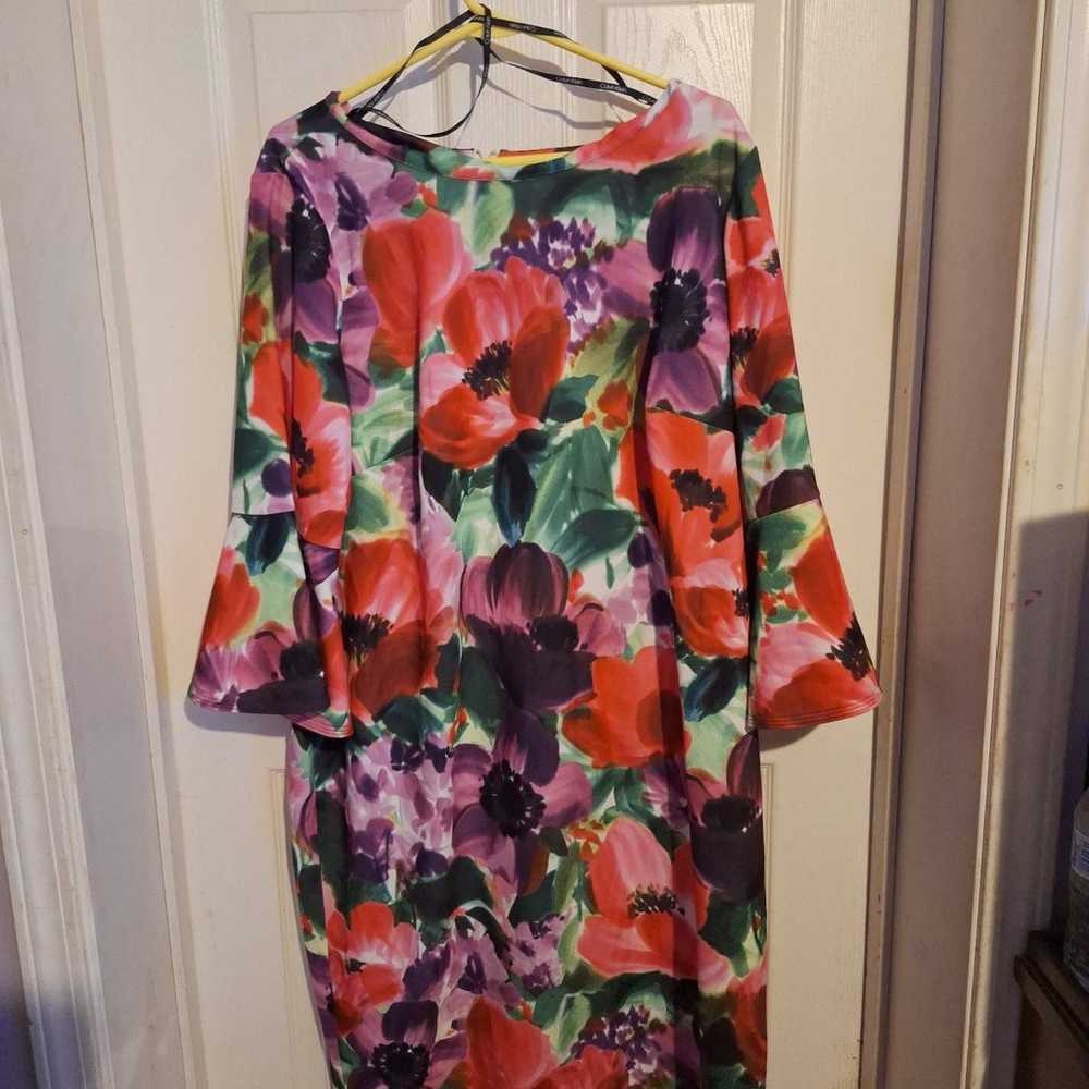 Calvin Klein floral dress - image 1