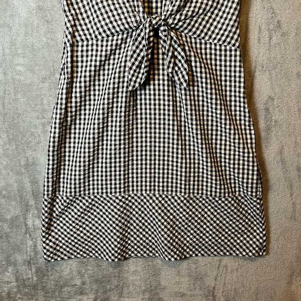 Vineyard Vines Gingham Seersucker Tie Black and W… - image 8