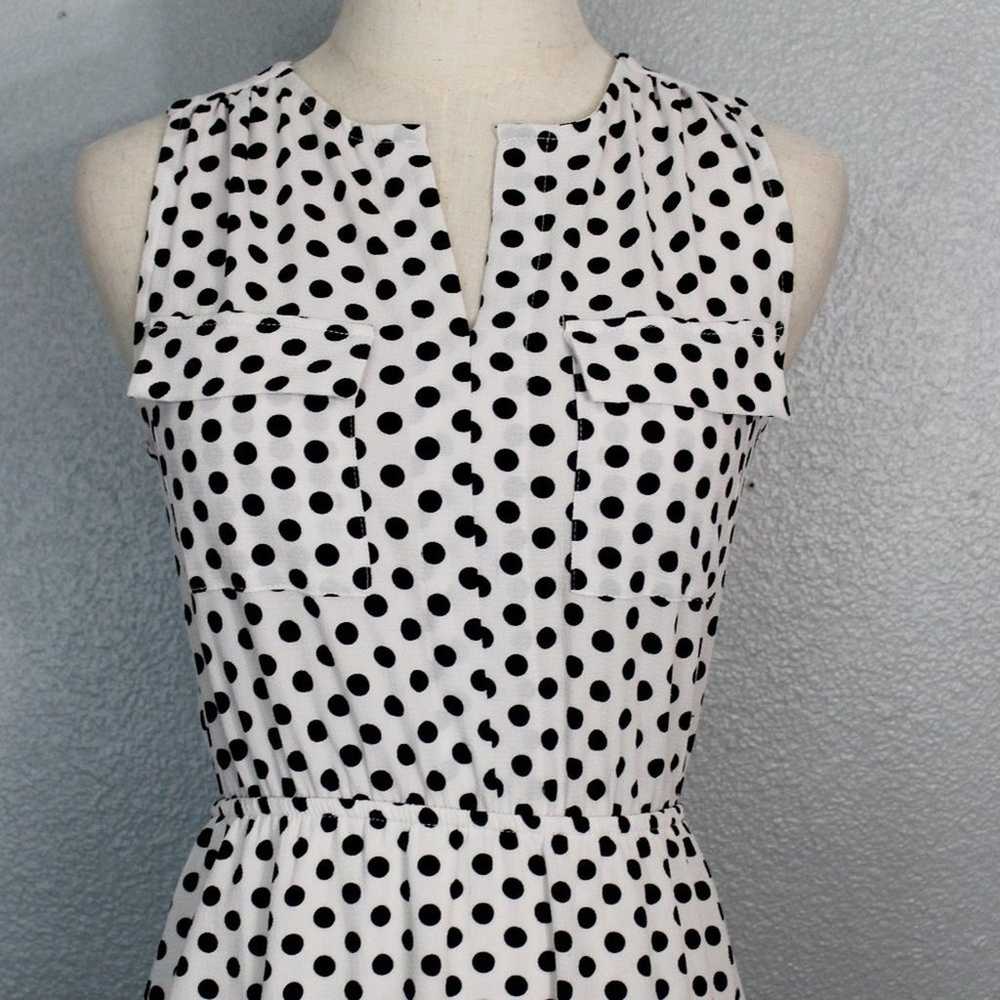 Adorable Monteau Polka Dot Midi Dress Size S - image 2