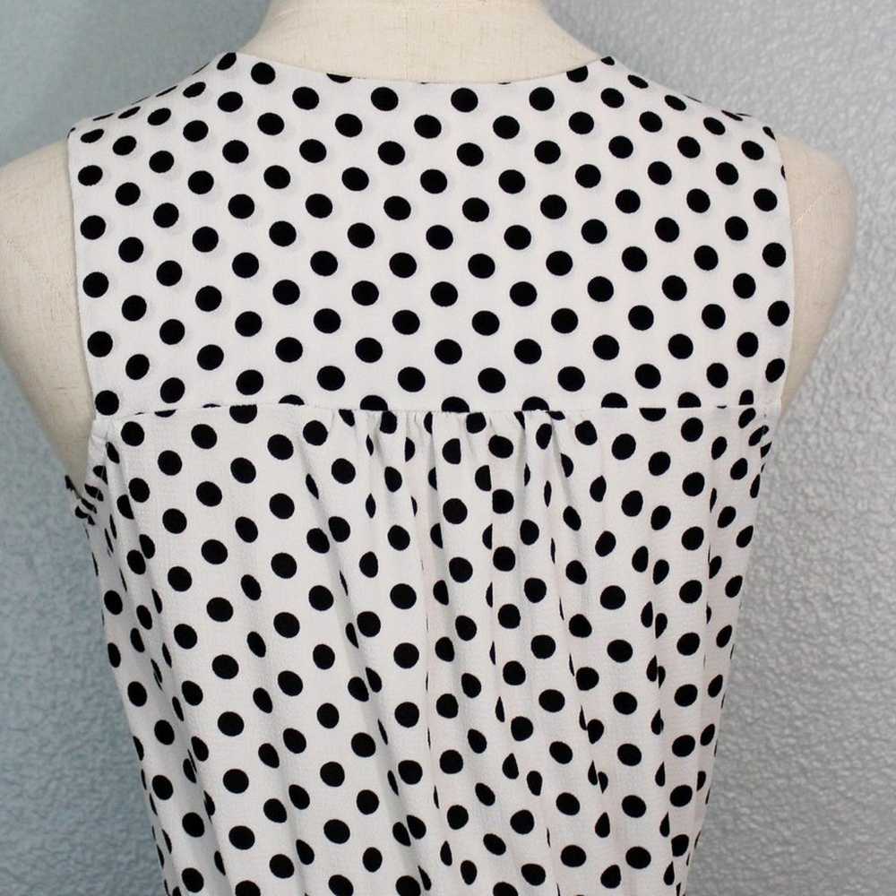 Adorable Monteau Polka Dot Midi Dress Size S - image 6