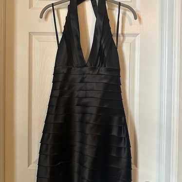 BCBG Maxazria Black Halter Dress Size 6