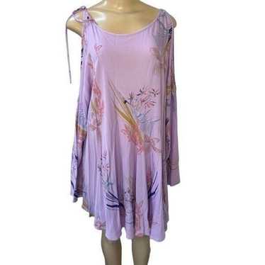 Free People Clear Skies Lilac purple open shoulde… - image 1