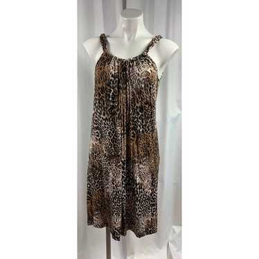 Spence Dress Mixed Animal Print Cheetah Leopard