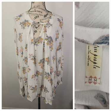 Free People Retro Tree Swing White Gardenia Floral