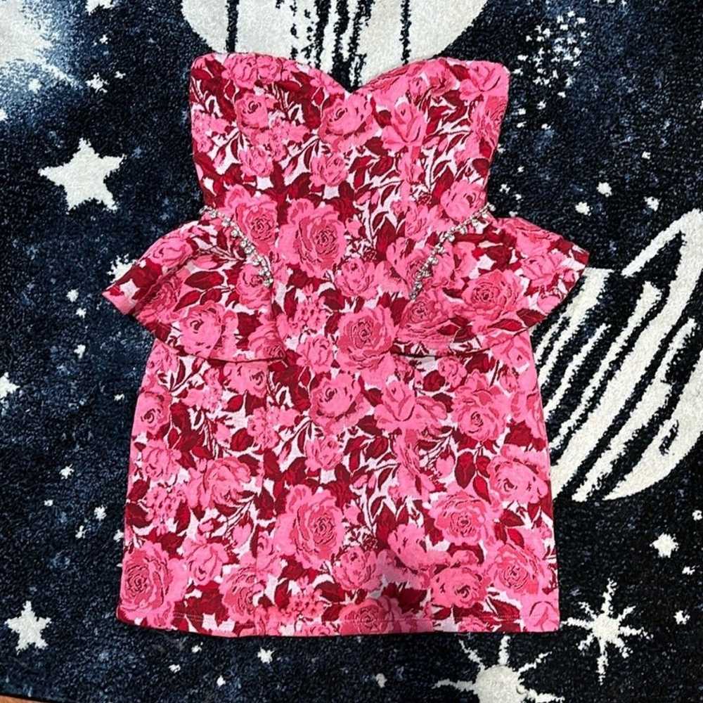 Zara Pink Rose Dress - image 2