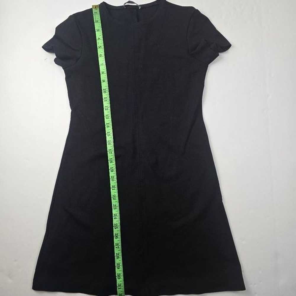 Mango Black Ponte Dress Crew-neck Short Sleeve Wo… - image 8