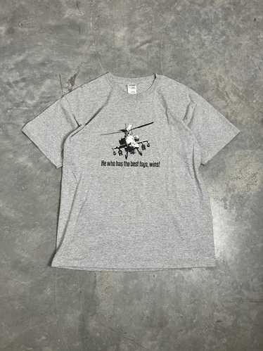 Tee × Tee Shirt × Vintage Vintage Y2K Helicopter G