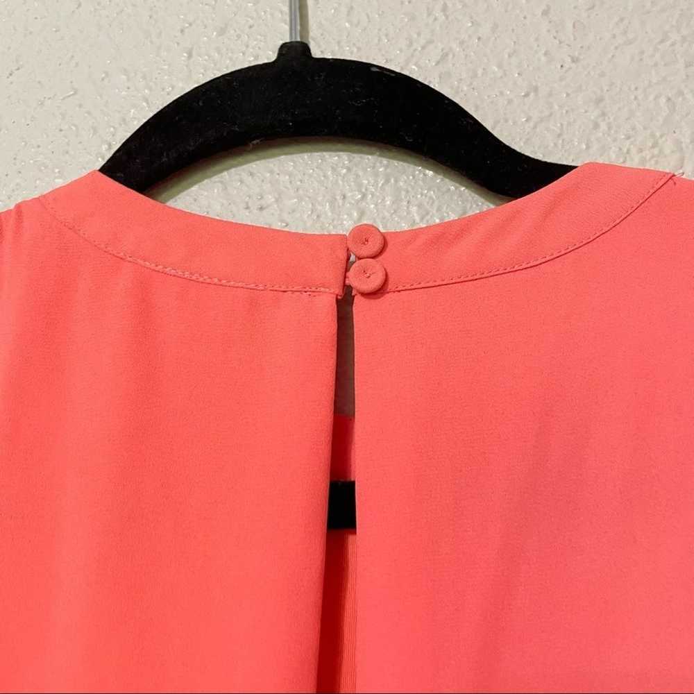 Daniel Rainn Coral Sleeveless Pleated Back Mini D… - image 3