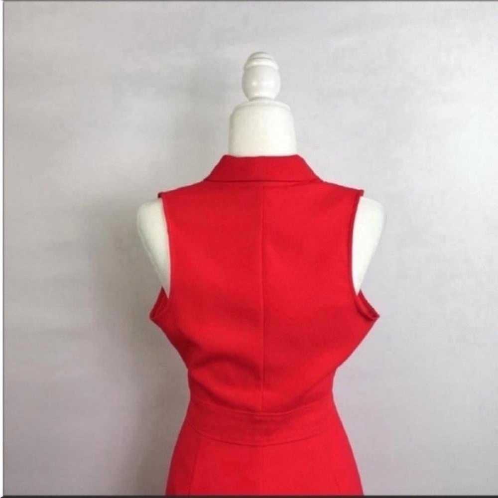 Xoxo Womens Sleeveless Zippered Orange Sheath Dre… - image 6