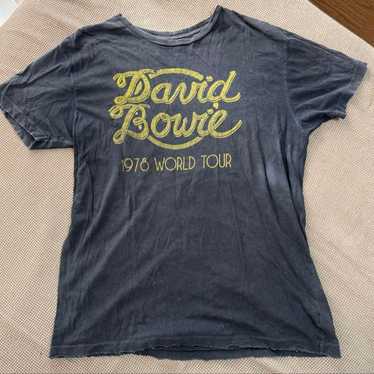 David Bowie 1976 WORLD TOUR T-shirt - image 1