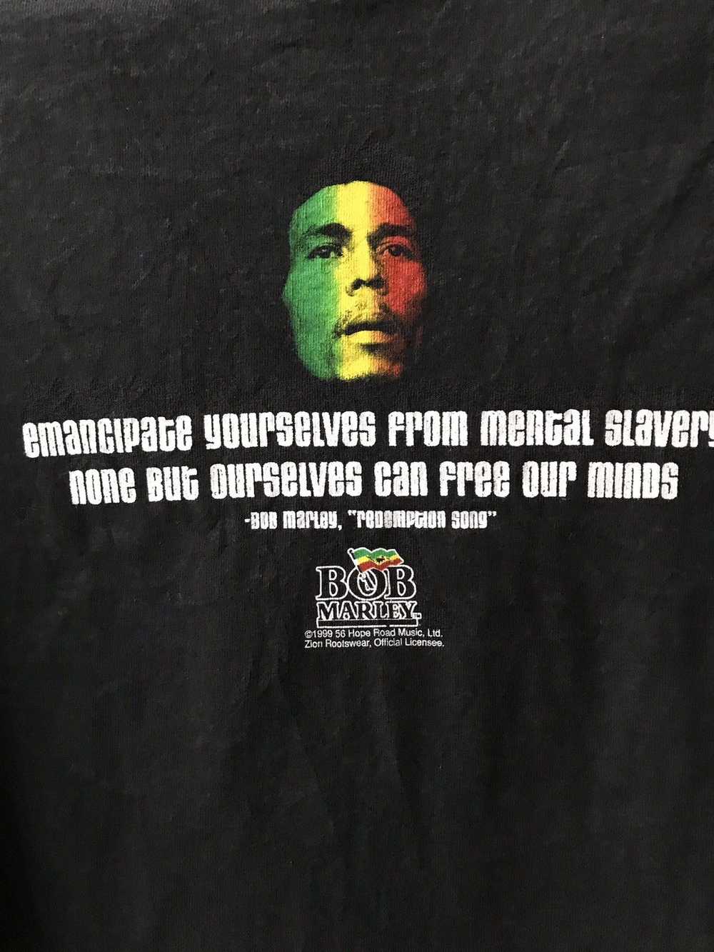 Band Tees × Bob Marley × Vintage Vintage 90s Bob … - image 5