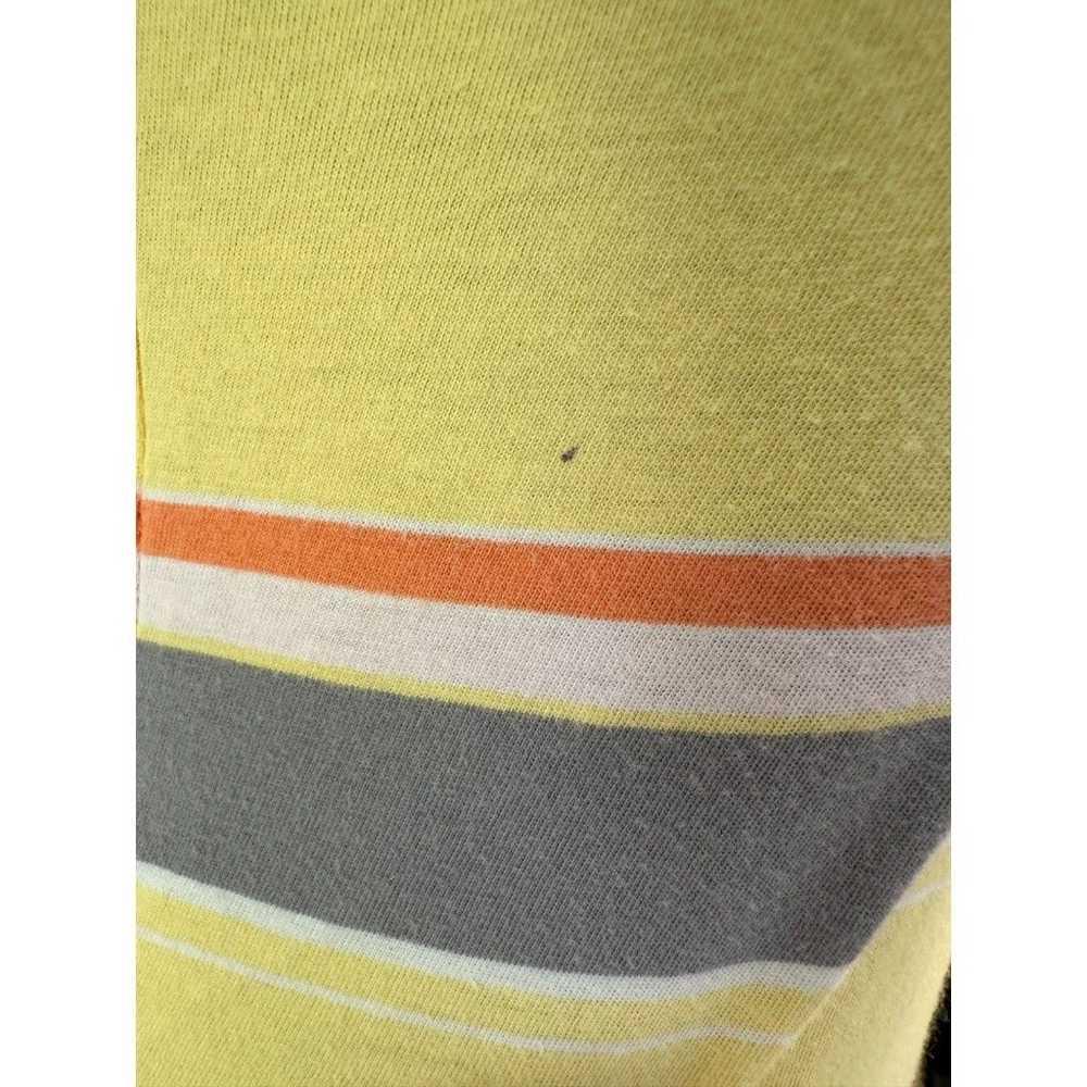 Vintage Y2k Aeropostale Yellow Gray Orange Stripe… - image 4