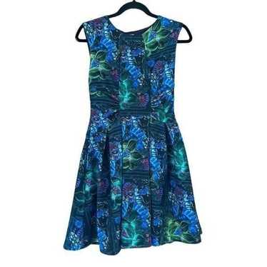 Anthropologie Eva Franco Sleeveless Floral Cocktai