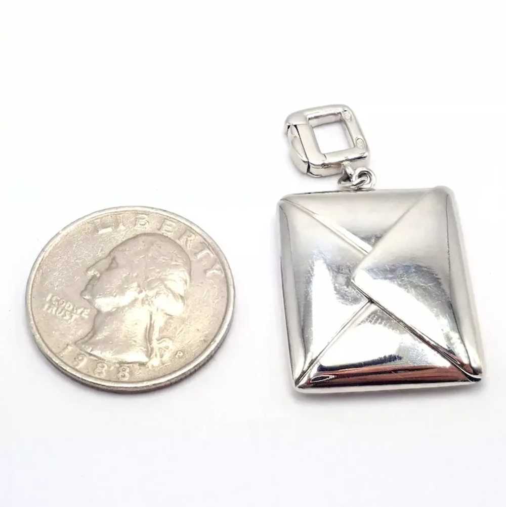 Rare! Louis Vuitton LV 18k White Gold Opening Env… - image 7