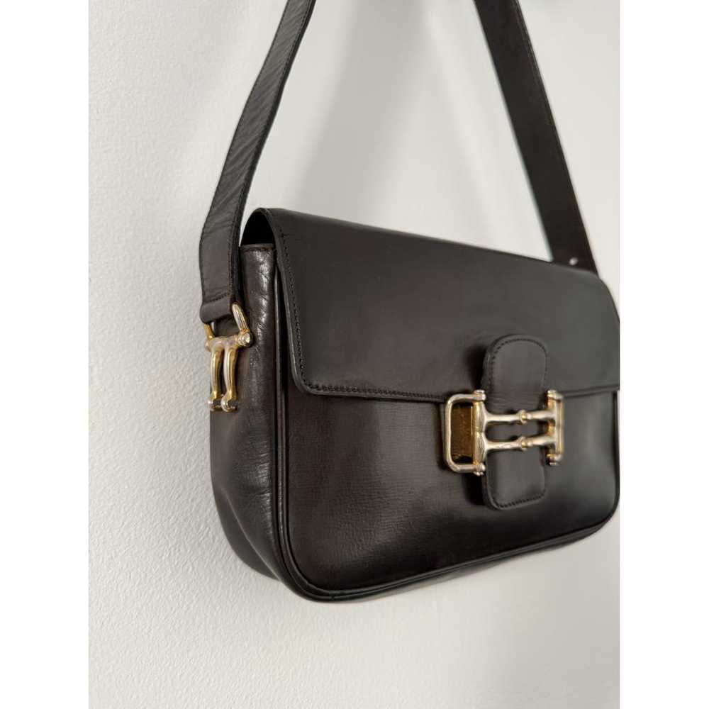 Celine Crécy Vintage leather crossbody bag - image 4