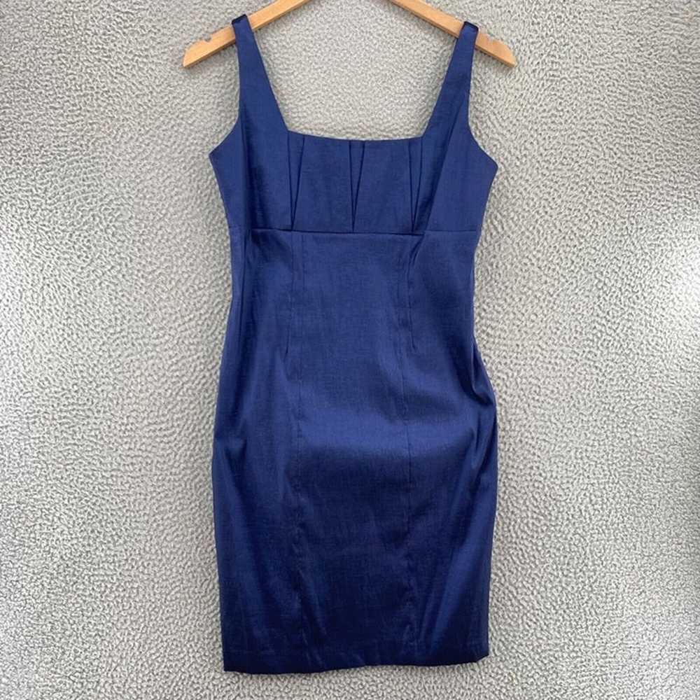 Calvin Klein Dress Womens 10 Navy Shimmer Sheath … - image 1