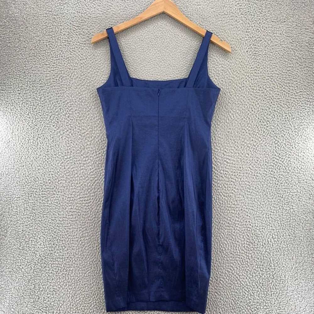 Calvin Klein Dress Womens 10 Navy Shimmer Sheath … - image 3