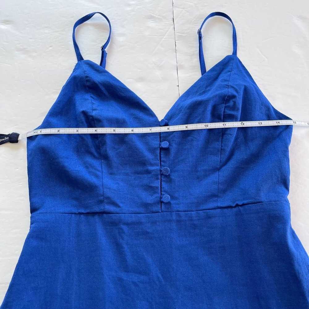 Lulus Brielle Cobalt Blue Linen Ruffle Sleeveless… - image 10