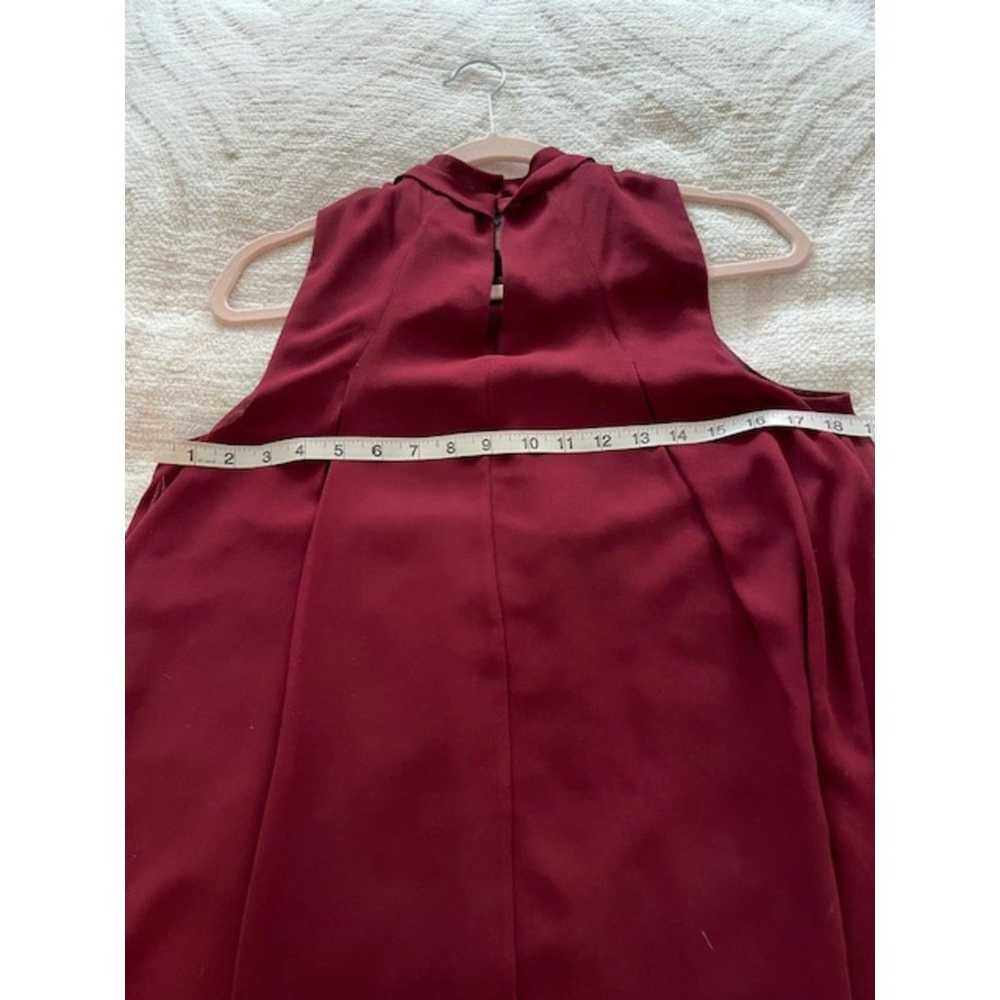 BCBGeneration high neck dress, size S, burgundy w… - image 3