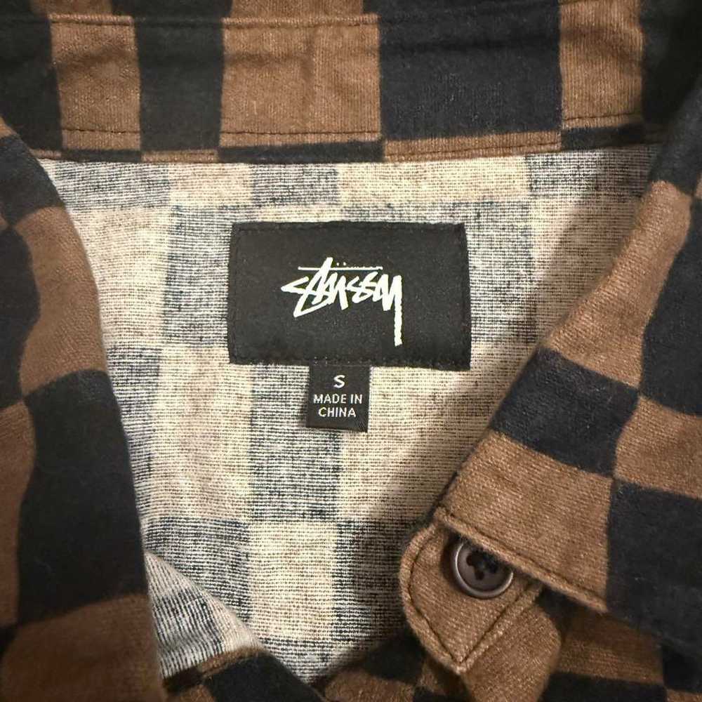 Stussy Women's Flannel Shirt Vintage Second-Hand - image 3