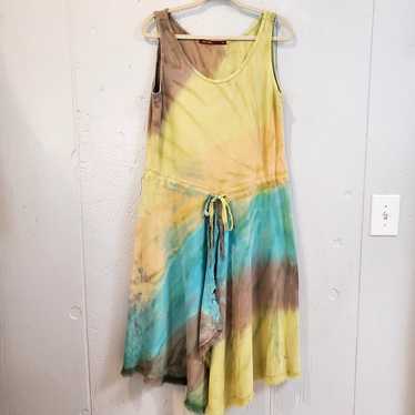 Barbara Lesser tie dye midi dress