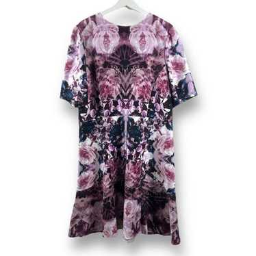 Gabby Skye Women's 16W Short Sleeve Psychadelic F… - image 1