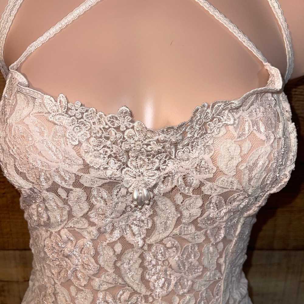 Kathy Ireland victorian vintage lace lingerie dre… - image 3