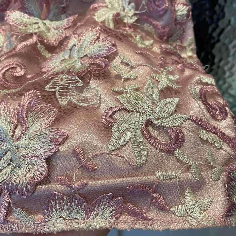 ROBEdeFLEURS High-end Flower Motif Frill Sleeve - image 4