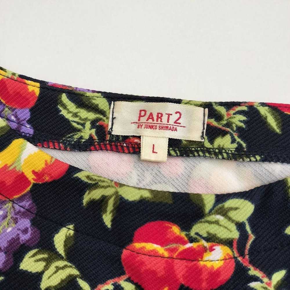 JUNKO SHIMADA PART2 Fruit Pattern Waist Ribbon Pl… - image 11