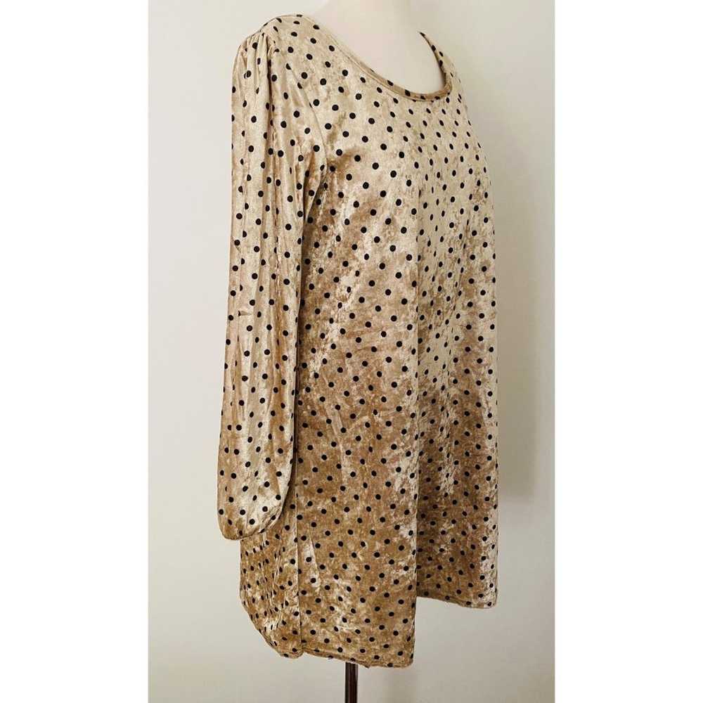 Cutie Blonde Japanese Kawaii Polka Dot Dress Sz L - image 4