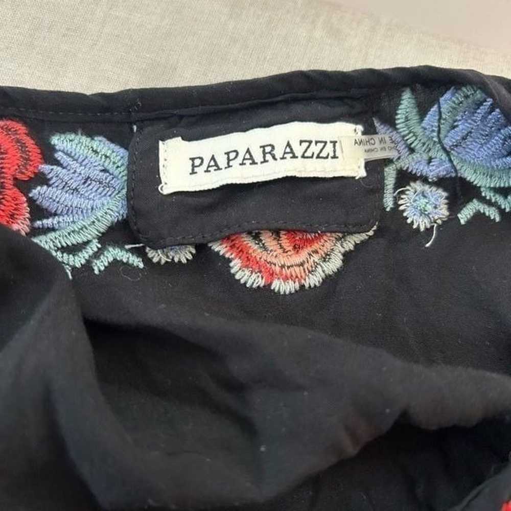 Paparazzi colorful embroidered 3/4 sleeve lightwe… - image 7