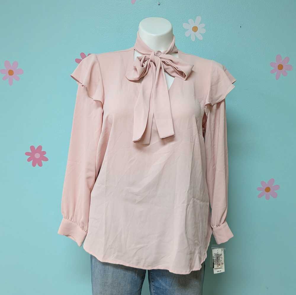 Sz1X Bar III Light Pink Secretary Top NWT - image 1