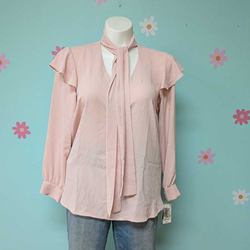 Sz1X Bar III Light Pink Secretary Top NWT - image 2