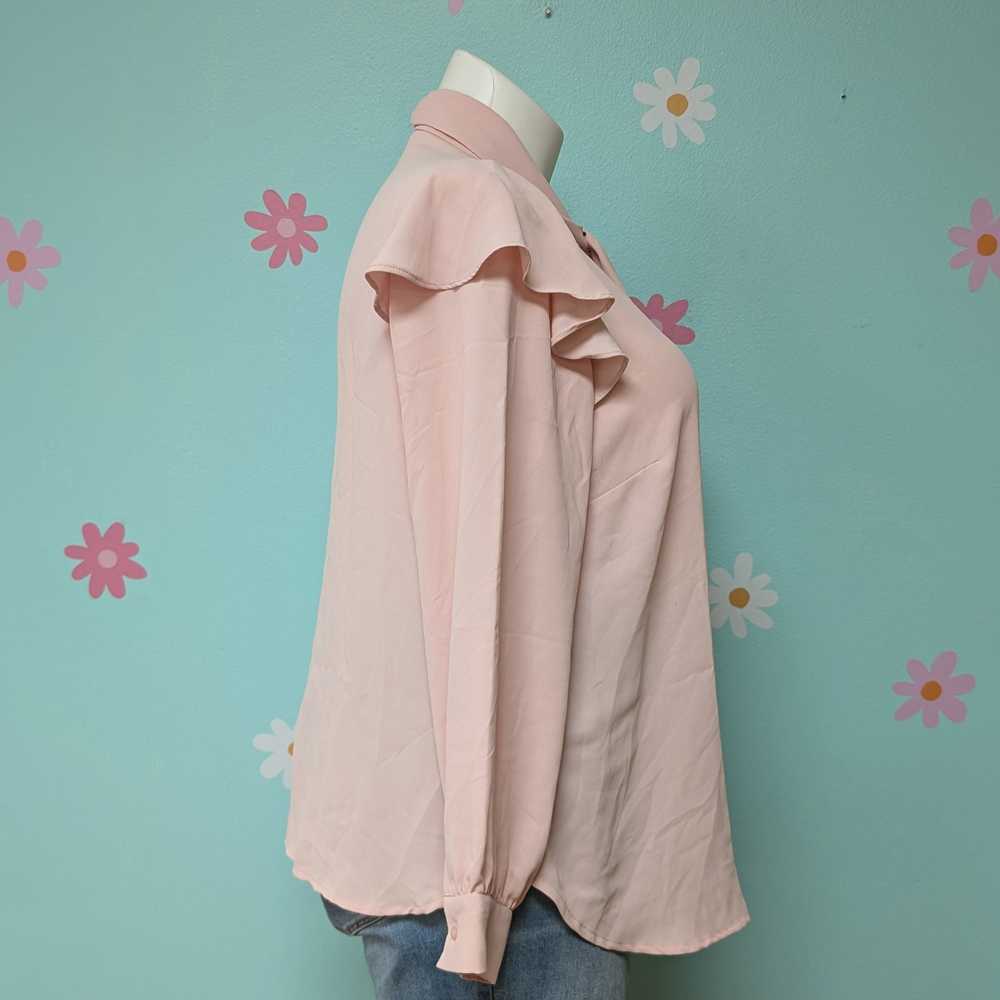 Sz1X Bar III Light Pink Secretary Top NWT - image 3