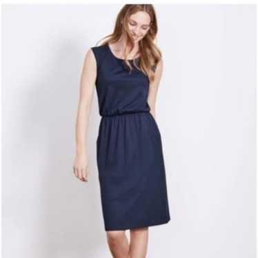 Boden Blackberry Jersey Day Dress Navy Blue With P