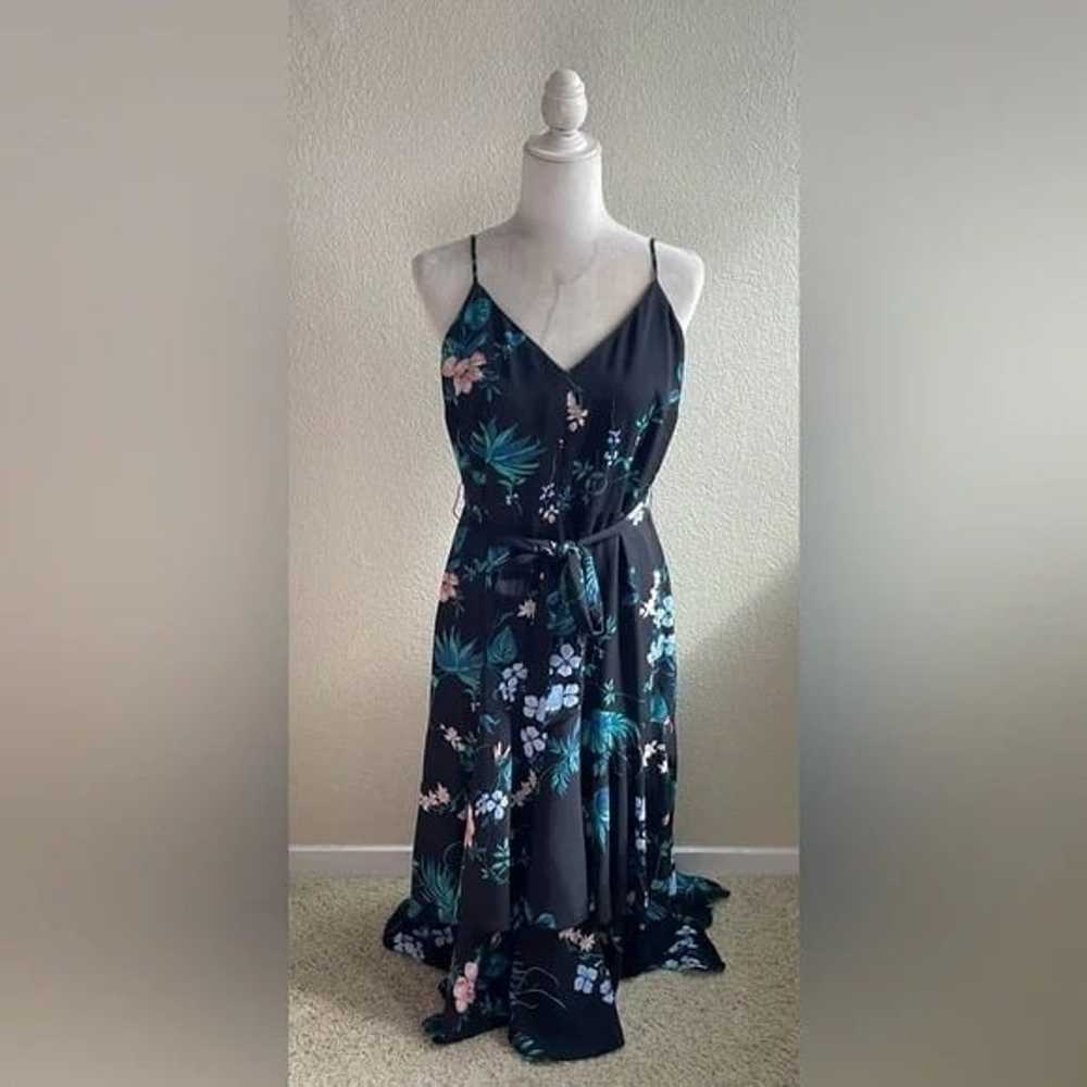 Banana Republic Floral Ruffled Maxi Dress Size 10 - image 4