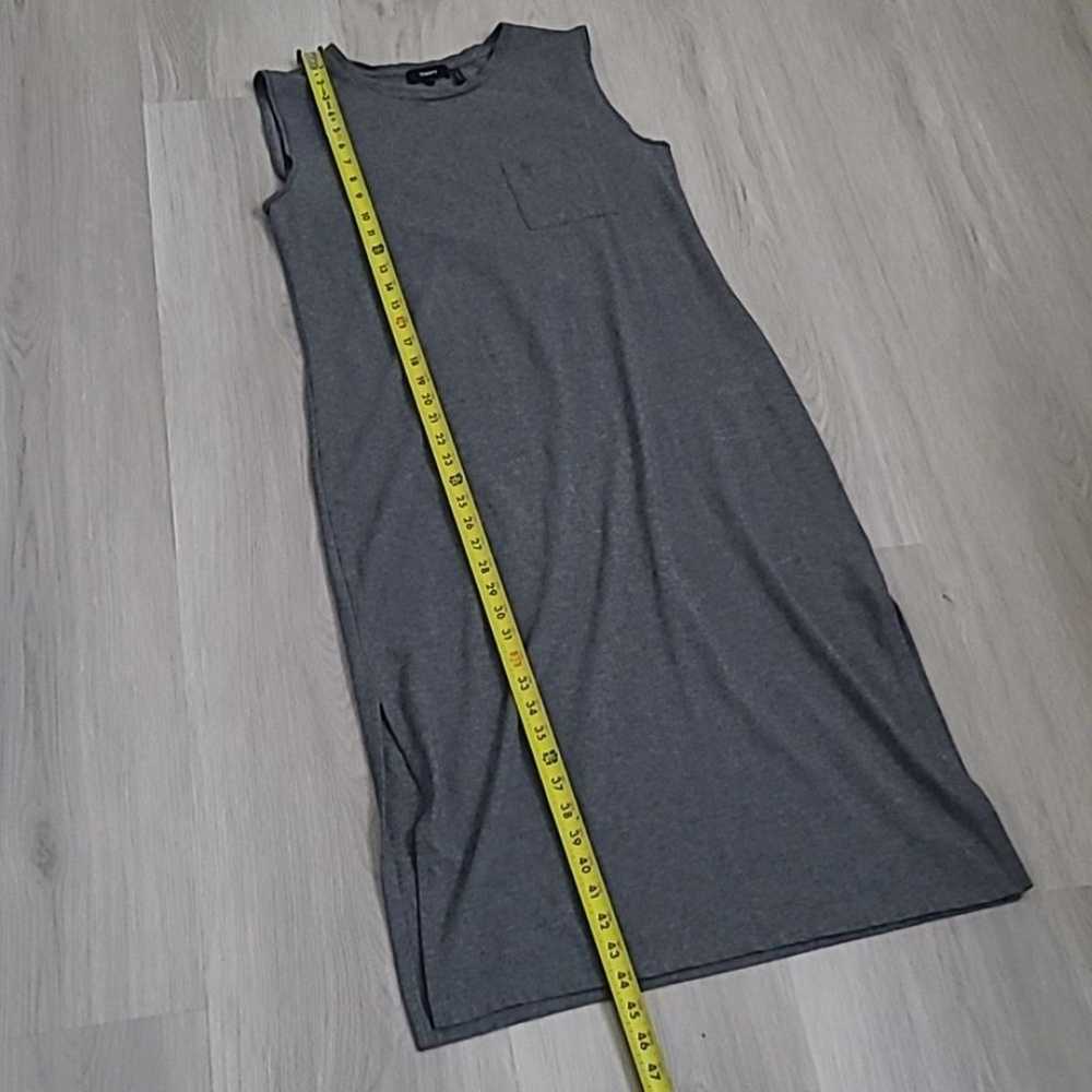 Theory gray muscle tank comfy lagenlook dress flo… - image 3