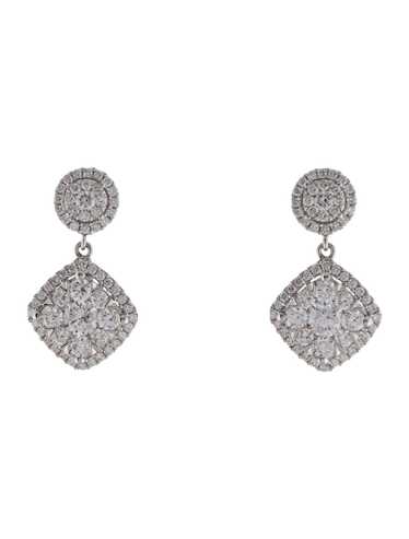 Earrings 18K White Gold - image 1