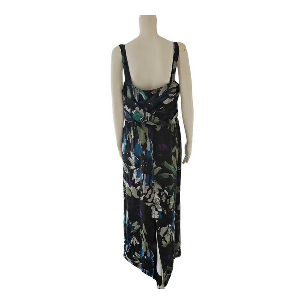 JS Collection Black Green Blue White Floral Maxi … - image 5