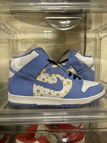 Nike × Supreme Nike sb dunk high supreme stars blu