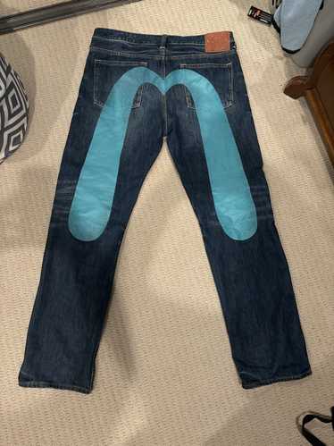 Evisu Evisu jeans, teal logo