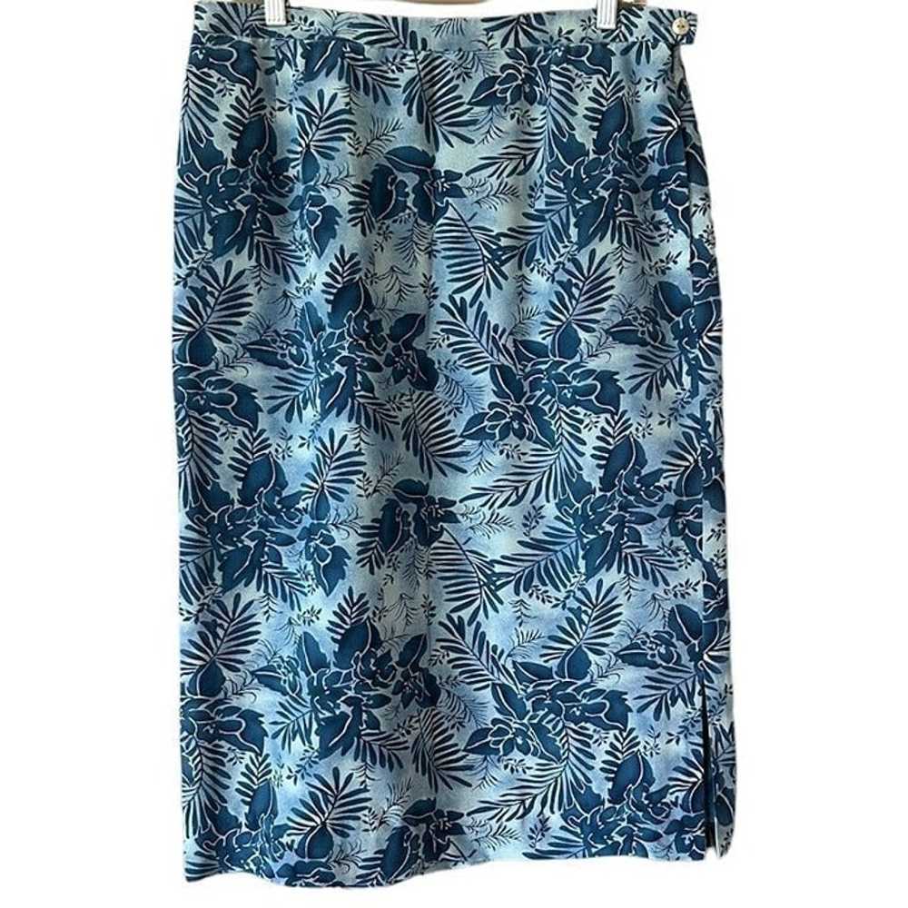 Pendleton 100% Silk 2 Piece Skirt and Top Hawaiia… - image 6