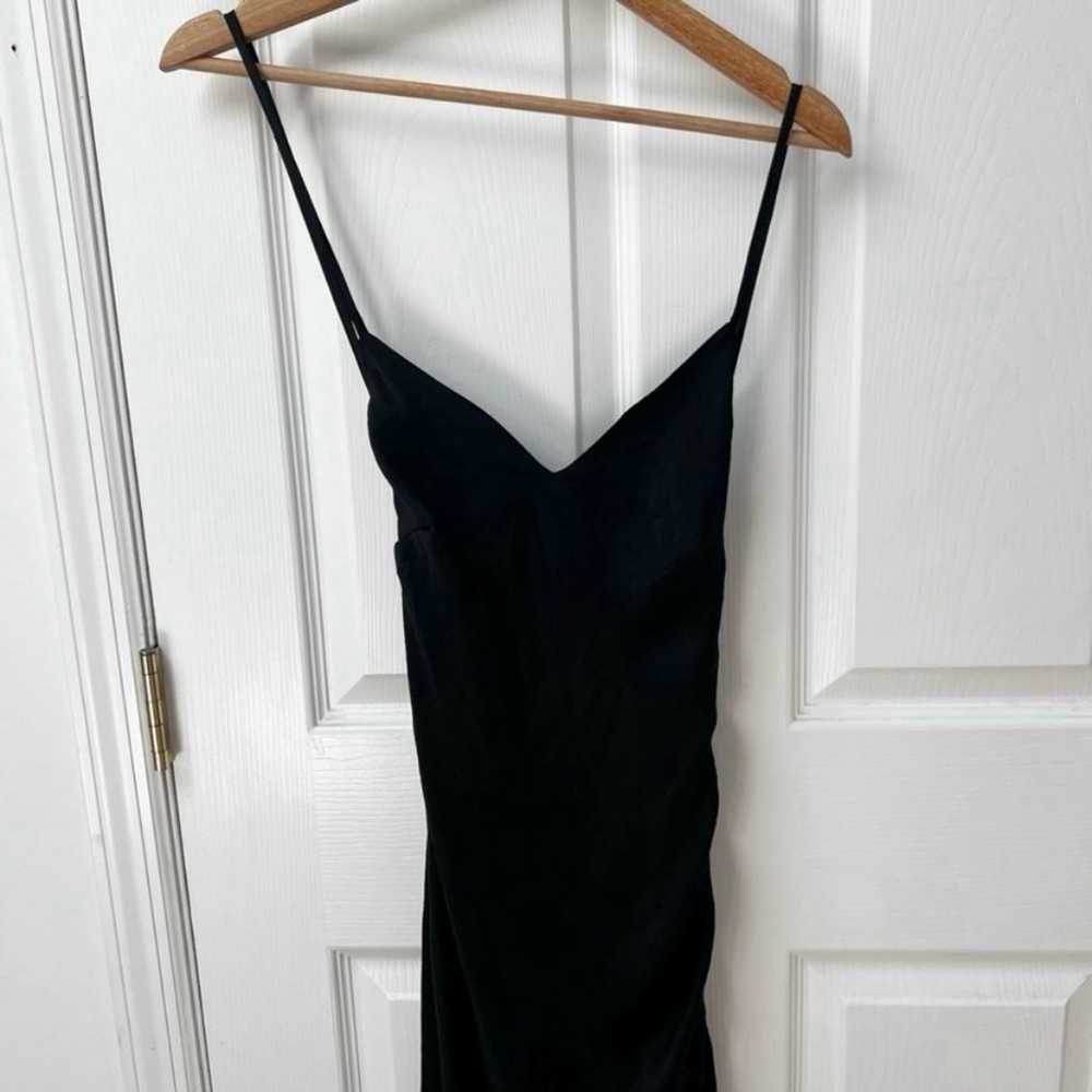 UO Romi Open-Back Maxi Slip Dress in Black - image 4